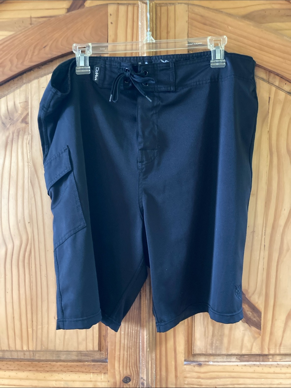 Men DaHui black swim surf board shorts size 38